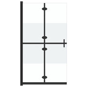 Parete per Doccia Walk-in Pieghevole in Vetro ESG 120x190 cm CFW7452004