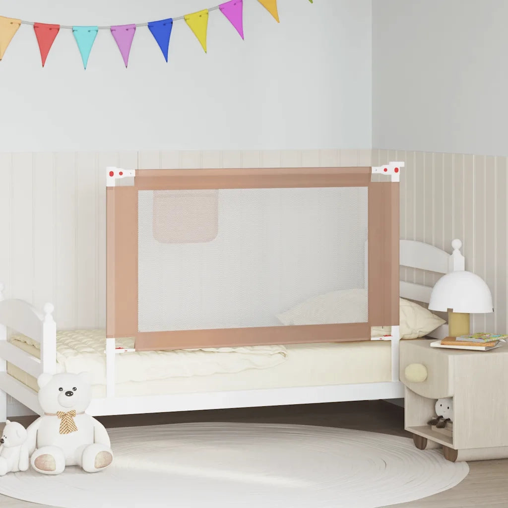 Sponda Letto di Sicurezza per Bambini Tortora 120x25 cm Tessuto cod mxl 72842