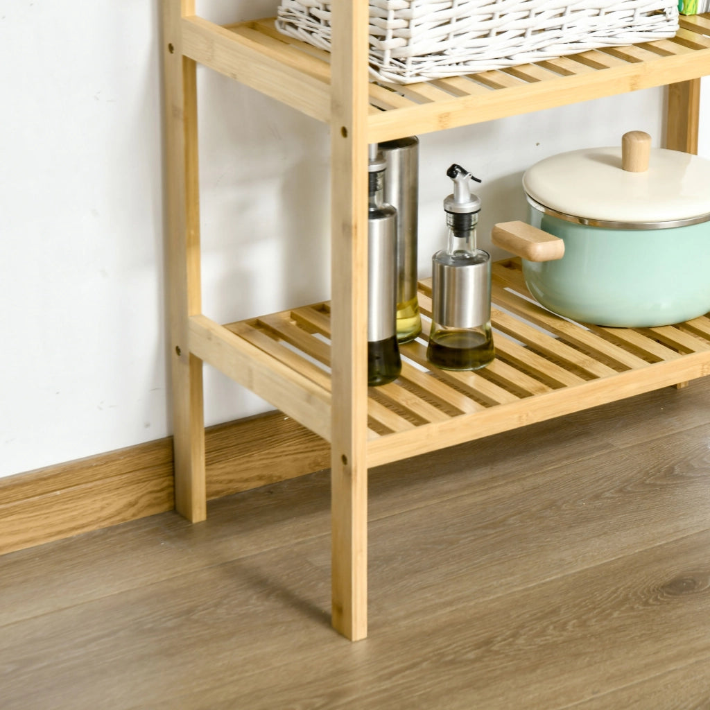 Libreria in Bamb¨´ 3 Ripiani ¨C Zephmum ¨C 62x33x80 Naturale