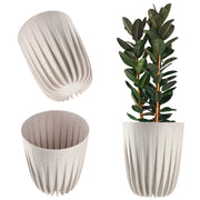 Vaso da fiori KADAX con inserto, rotondo, 19x22,5 cm, con coperchio in plastica.