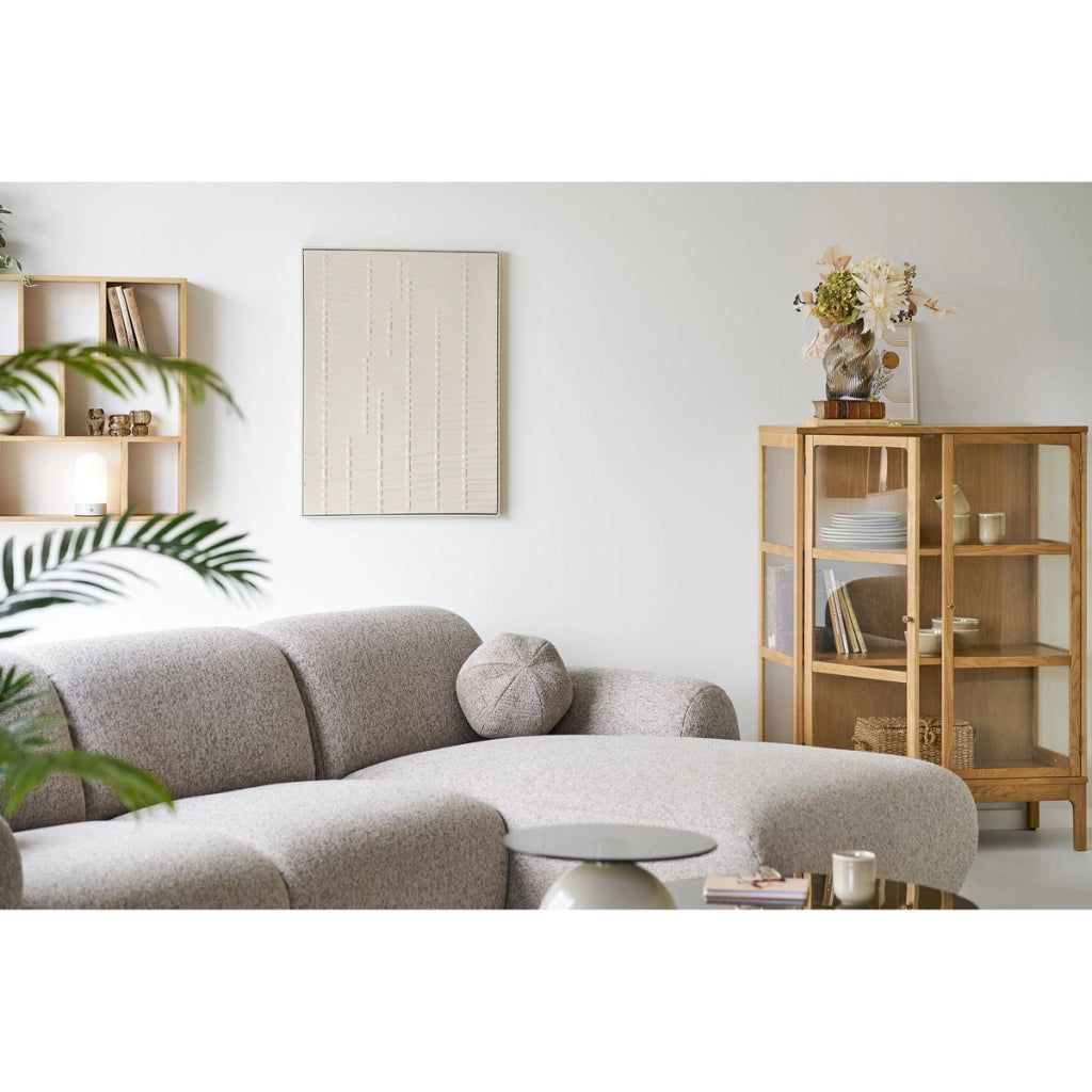 Stampa su Tela Ena, Beige, MDF, 3x60x80 cm