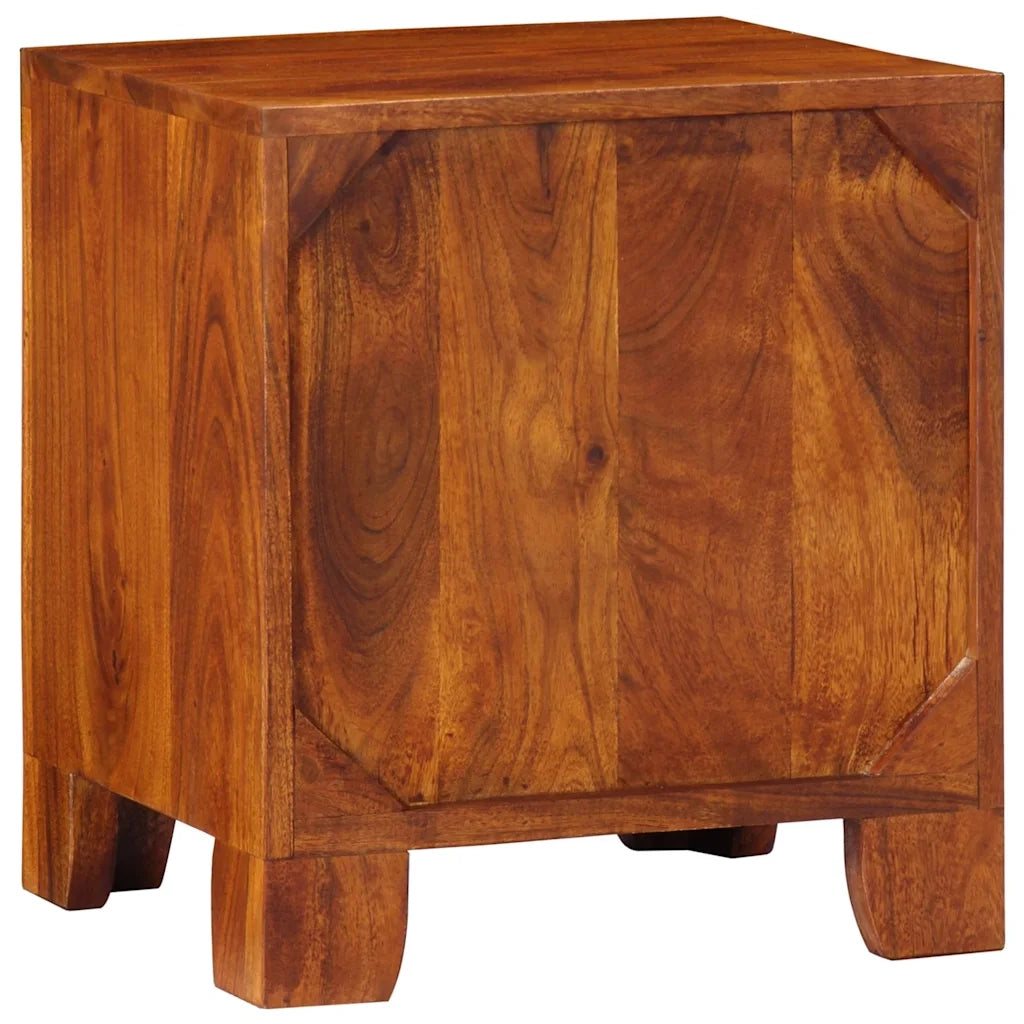 Comodini 2 pz 40x35x45 cm in Legno Massello di Acacia 4016490