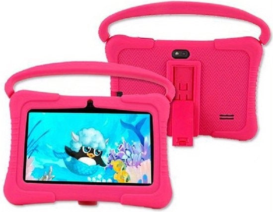Tavolo per Bambini - Computer per Bambini - Adatto da 3 a 5 Anni - 32GB - 7 Pollici - Inclusa Custodia Protettiva Gratuita - Rosa