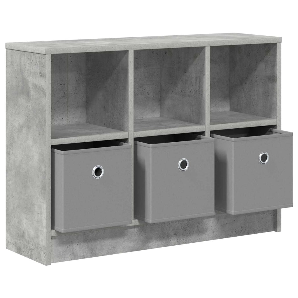 Credenza con cassetto Grigio cemento 73,5 x 22,5 x 53,5 cm 8000503