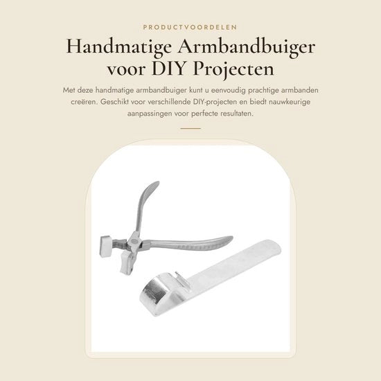 Arco flessibile per DIY per la curvatura di bracciali a mano