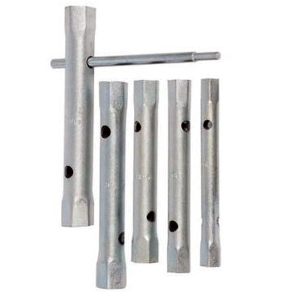 Trade Shop - Kit Chiave Chiavi A Tubo 6 Pezzi Per Idraulica Fai Da Te Ferramenta -