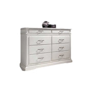 ComÒ  8 cassetti in legno laccato bianco l.150 p.53 h.102 (3008) - Mobili 2G
