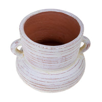 Set 2 Vasi con Manici Ø 18,5 H 15 cm