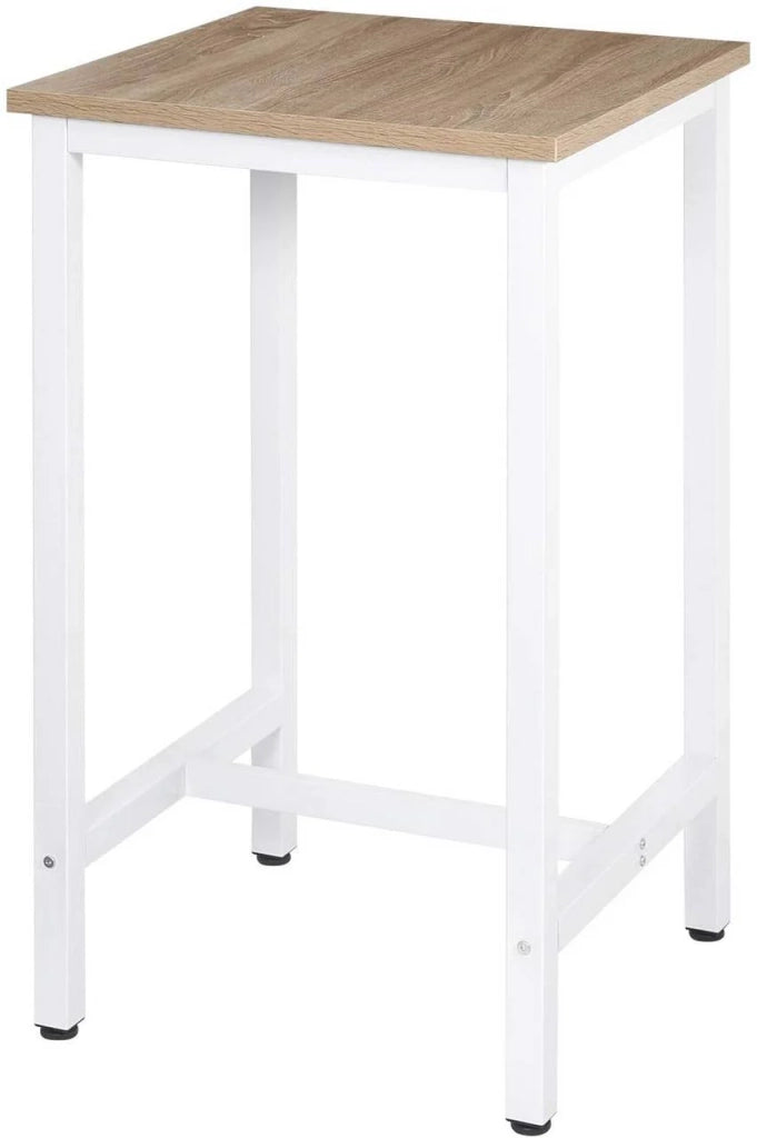 Tavolo da bar tavolo da cucina in truciolare e metallo tavolo da bistrot tavolo alto 102 cm rovere chiaro 19_0000009