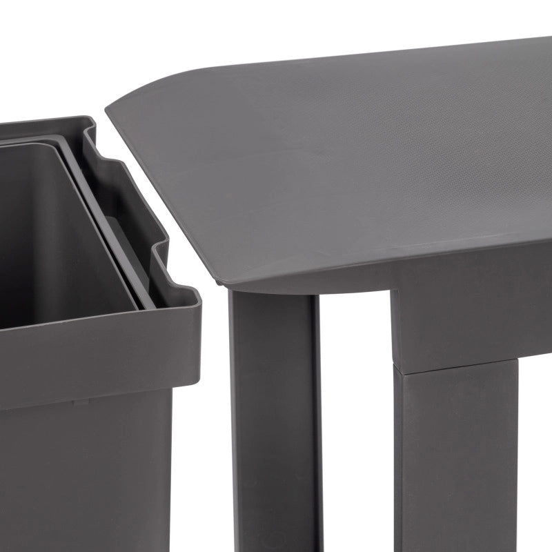 Fondi sotto lavello Sink, M80, 767x580mm, spessore della tavola 16mm, tagliabile, Tecnoplastica, Grigio antracite