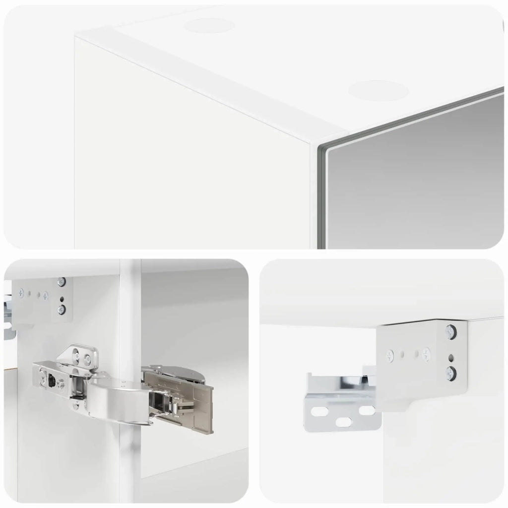 Mobiletto per specchio da bagno Bianco 50 x 14,5 x 70 cm 889047
