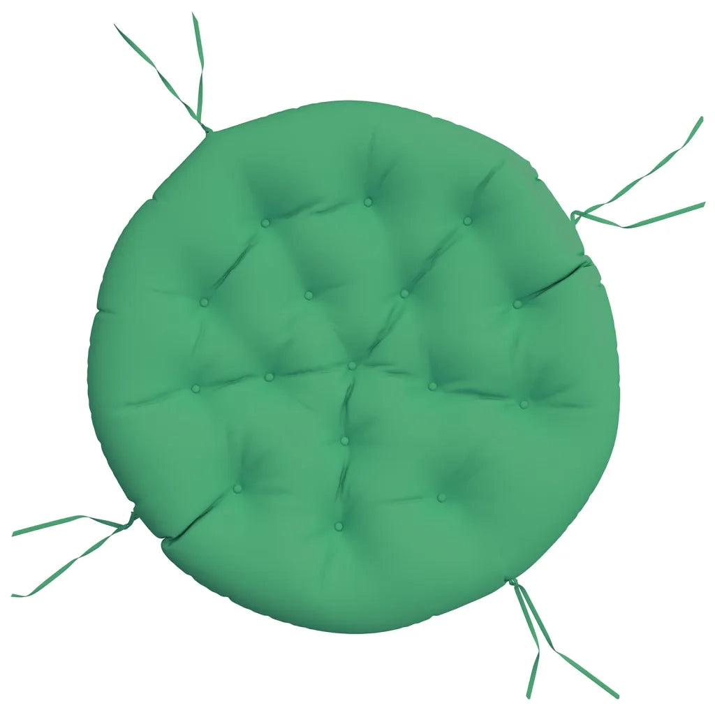 vidaXL Cuscino Rotondo Verde Ø 100x11 cm in Tessuto Oxford