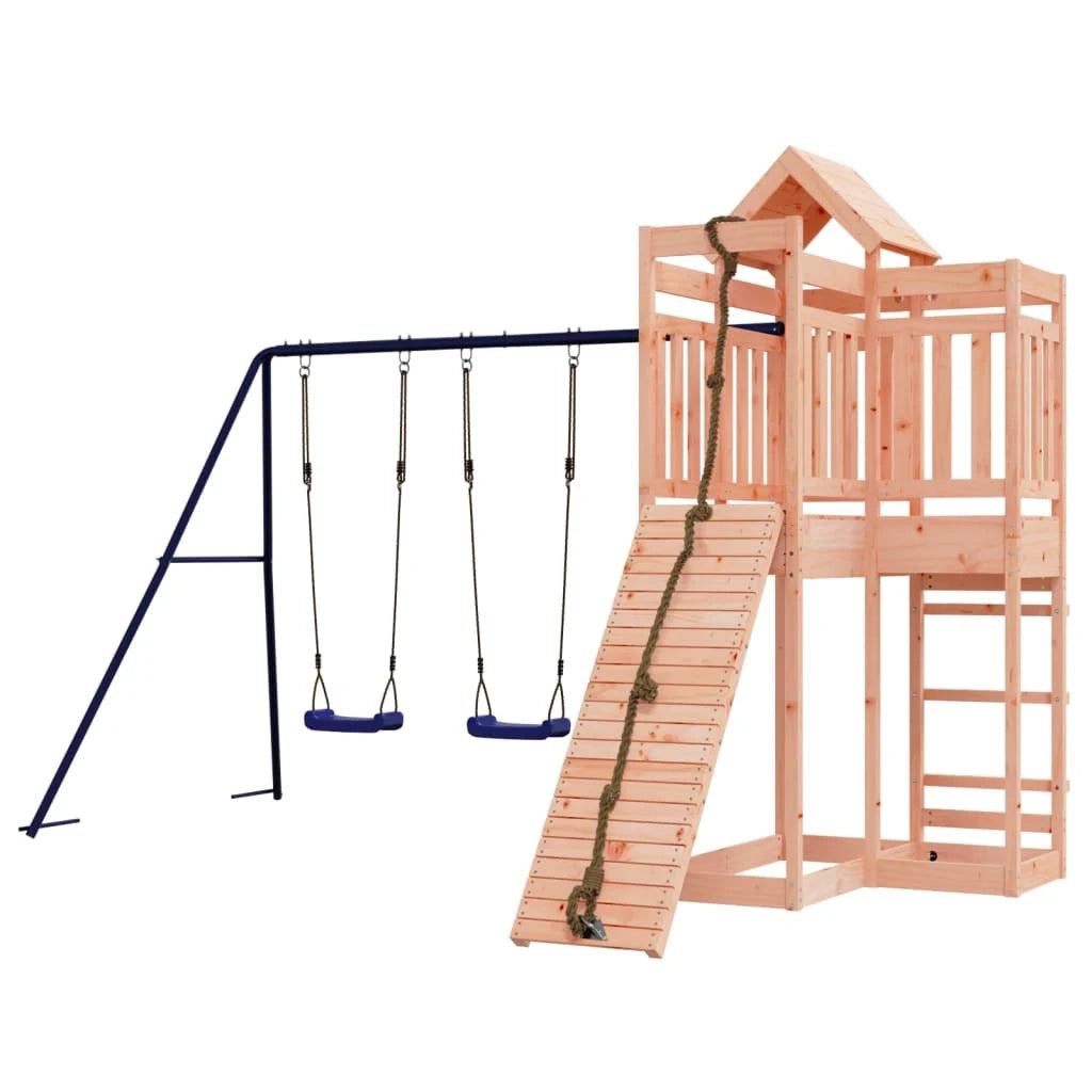 Area giochi da esterno 361 x 282 x 238 cm legno massello di abete Douglas 02_0005035