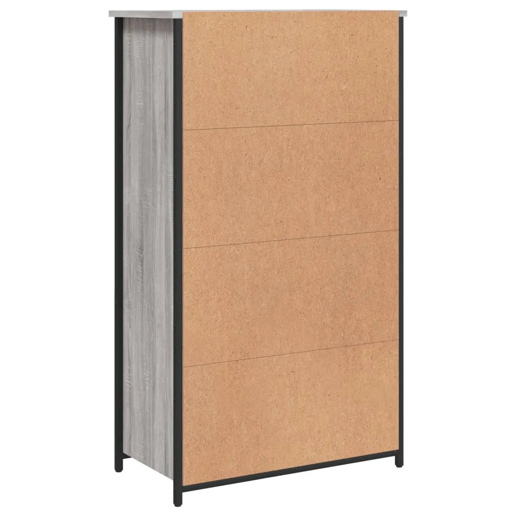 Credenza | Madia | Buffet da pranzo | Armadio da pranzo Grigio Sonoma 62x32x106,5 cm in Legno Multistrato
