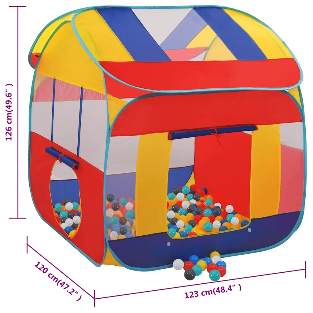 Tenda da Gioco con 550 Palline 123x120x126 cm cod mxl 76495