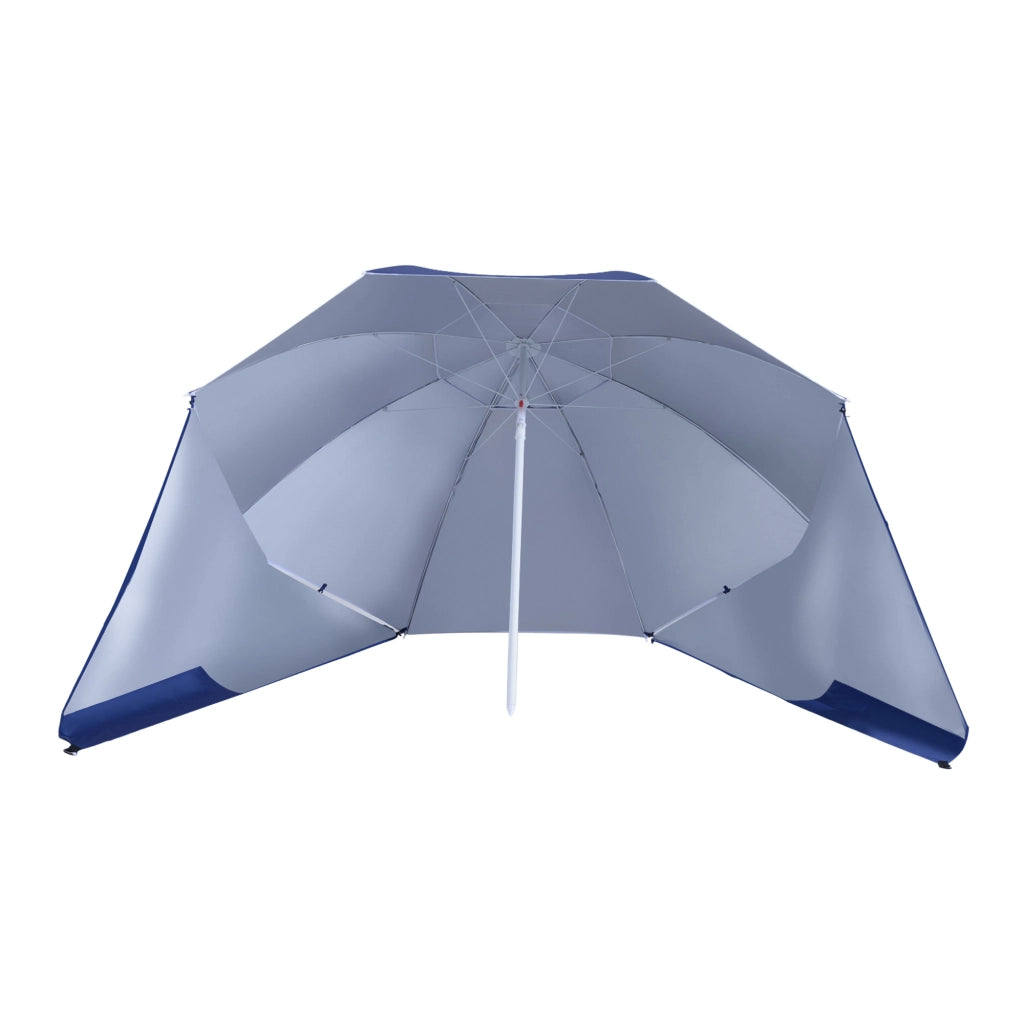 Ombrellone da spiaggia parasole ¨C zephmum ¨C blu navy UPF 50+ con borsa