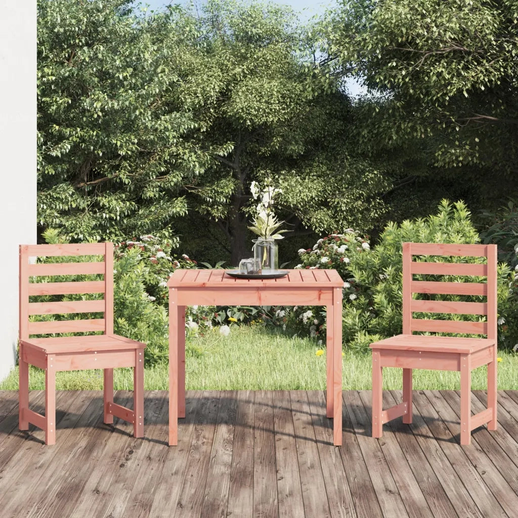 Set Bistrot da Giardino 3 pz | Set Salotto da Giardino in Legno Massello di Douglas