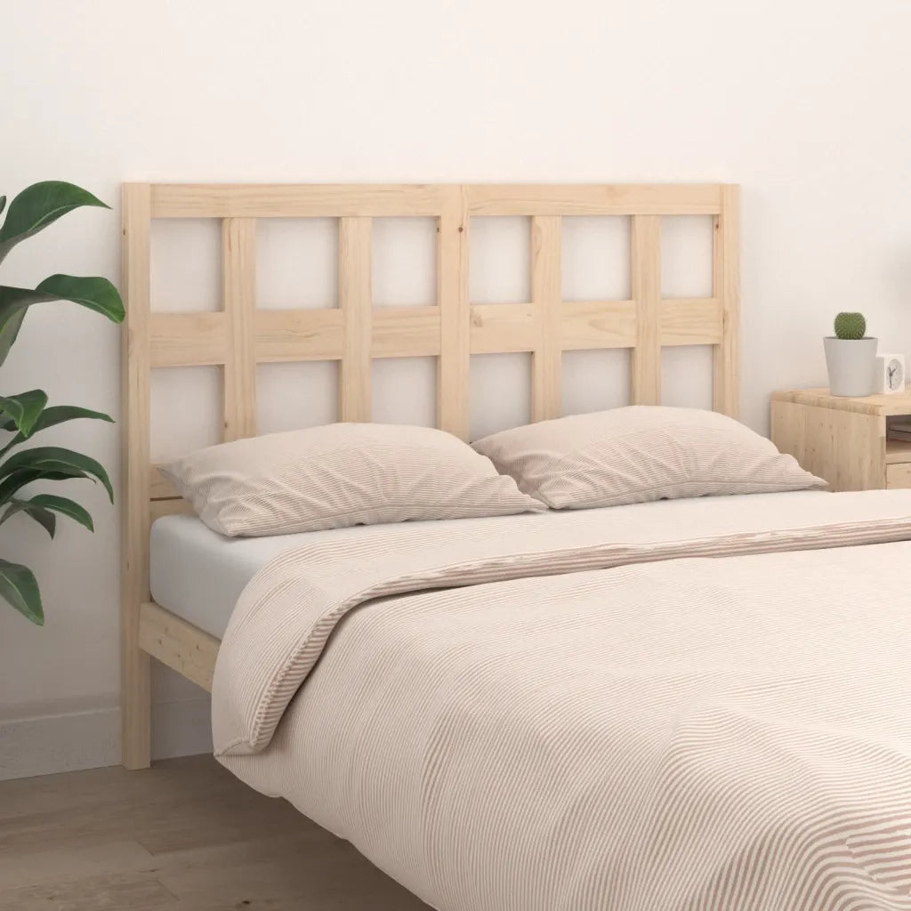 Testiera per Letto-Testata-Testiera Decorativa 205,5x4x100 cm in Legno Massello di Pino 508630