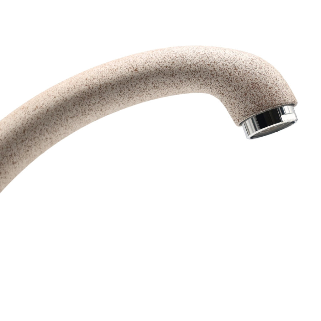 Ogomondo set 2 pezzi miscelatore avena 2 oslo orientabile in ottone per lavello cucina