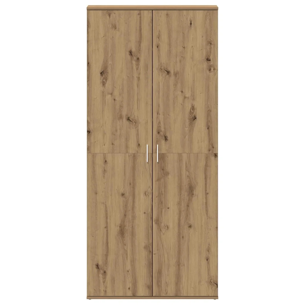Scarpiera | Mobile per scarpe con porta Rovere artigianale 80 x 39 x 178 cm