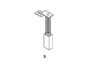 SPAZZOLE A CARBONCINO PER ELETTROUTENSILI MODELLO 5- - FELISATTI 1728 mm.6x9x20/22h. - 8 pezzi