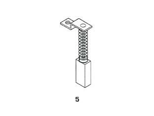 SPAZZOLE A CARBONCINO PER ELETTROUTENSILI MODELLO 5- - FELISATTI 1728 mm.6x9x20/22h. - 8 pezzi