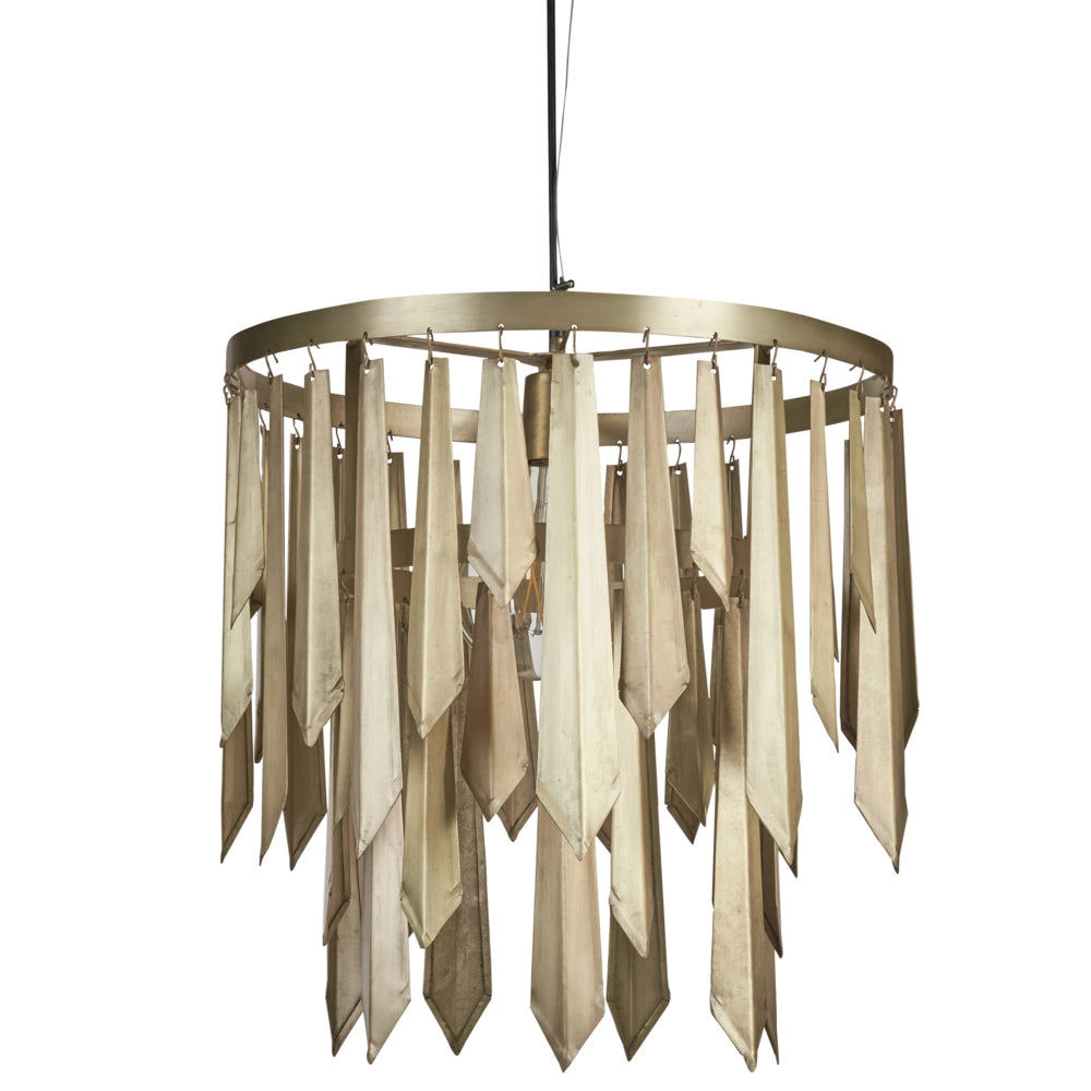 Lampadario in metallo ottone stile moderno contemporaneo retrò