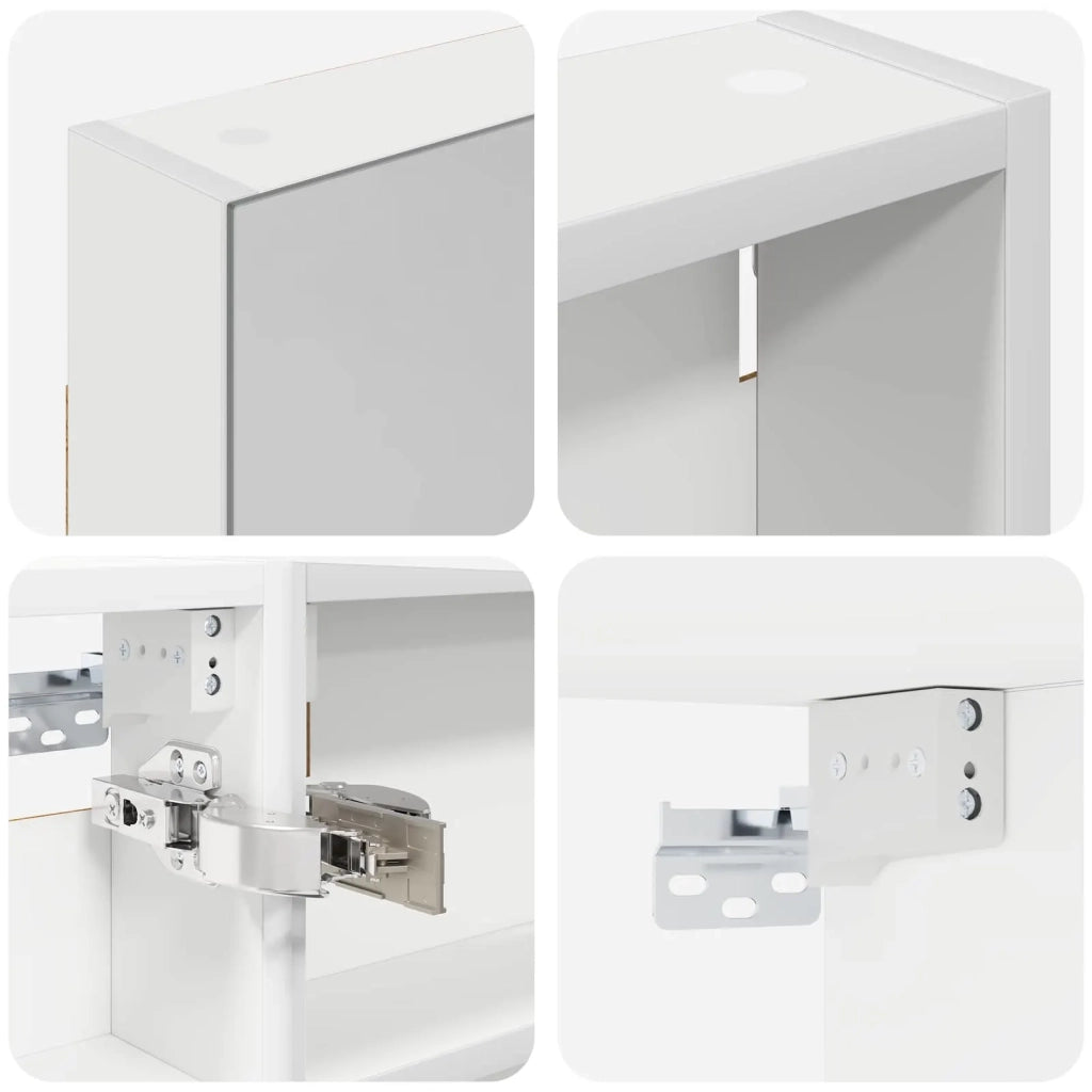 Set di Armadi da Bagno con porta 3 pcs 100 x 10,5 x 60,5 cm 3403696