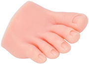 Modello di allenamento per piedi in silicone reutilizzabile - realistico - adatto per nail art - piedi morbidi e elastici - per principianti e esperti