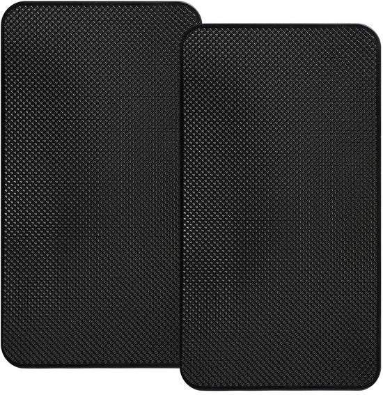 Set di 2 mattoncini antiscivolo per auto, adesivi, 26,9 x 15 cm, mattoncini antiscivolo in gel, universale supporto per dashboard, telefoni, occhiali da sole, chiavi
