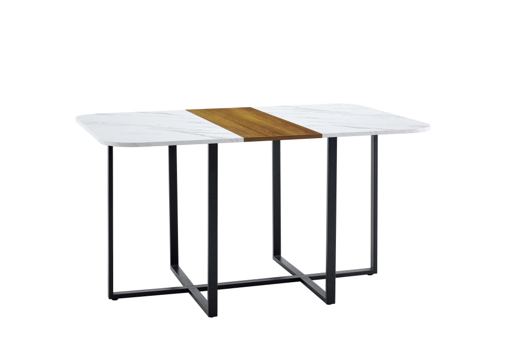 Letto matrimoniale 150 cm, bianco e legno