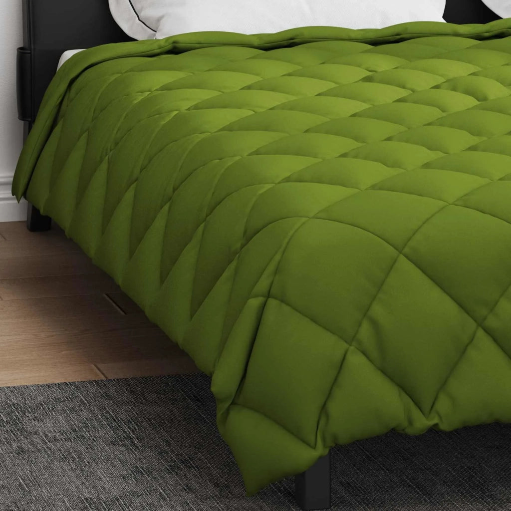 Duvet Invernale Verde 240 x 260 cm Microfibra