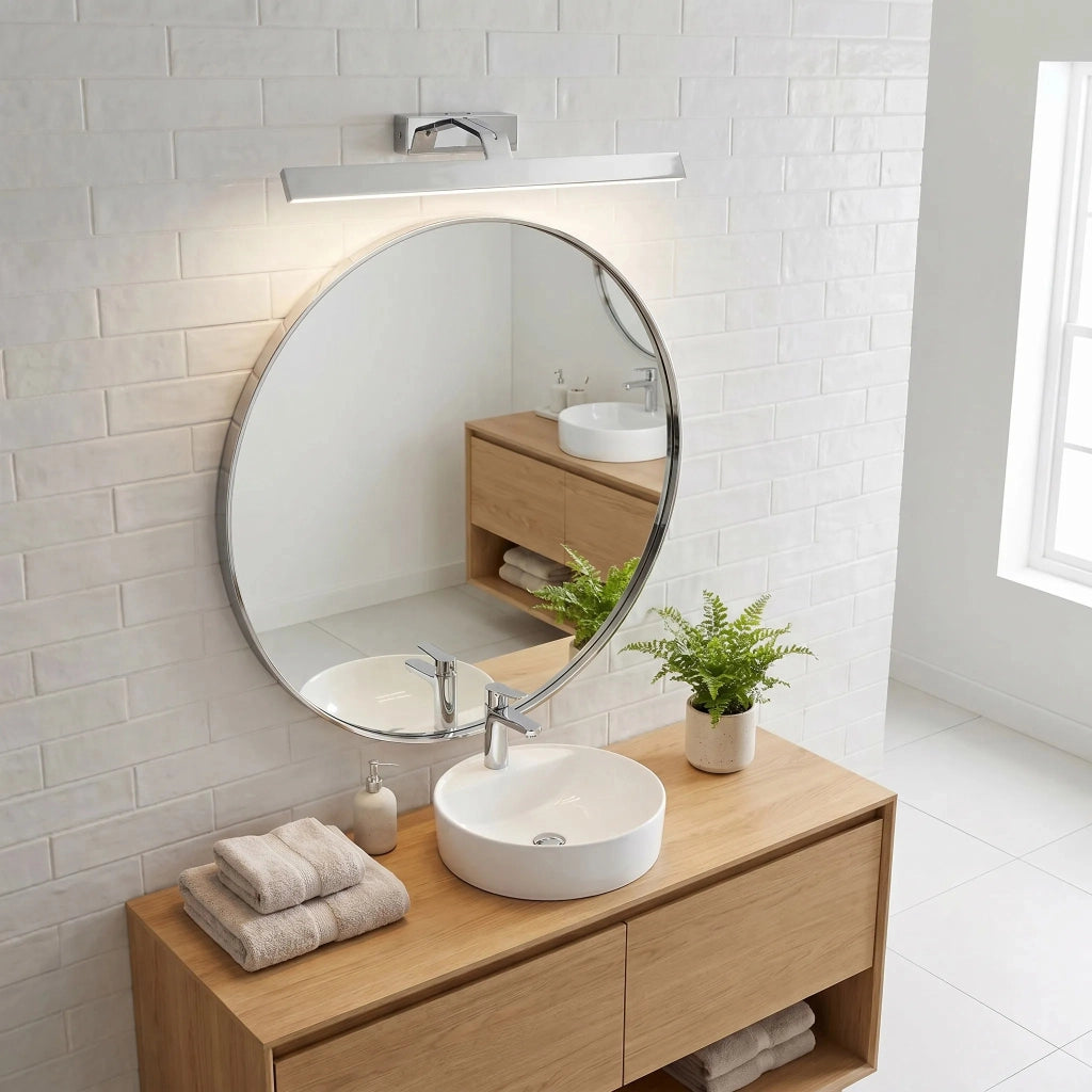 Applique Da Bagno Led Swe002-1w 58cm Chrome