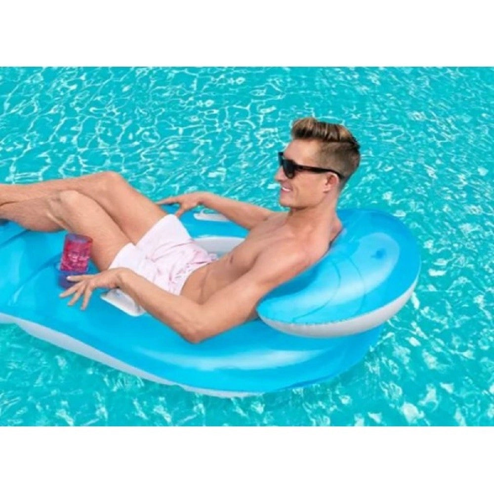 Trade Shop - Materassino Poltrona Luxe Relaxer Lounge Sedile In Rete 152x102cm Piscina 43646 -