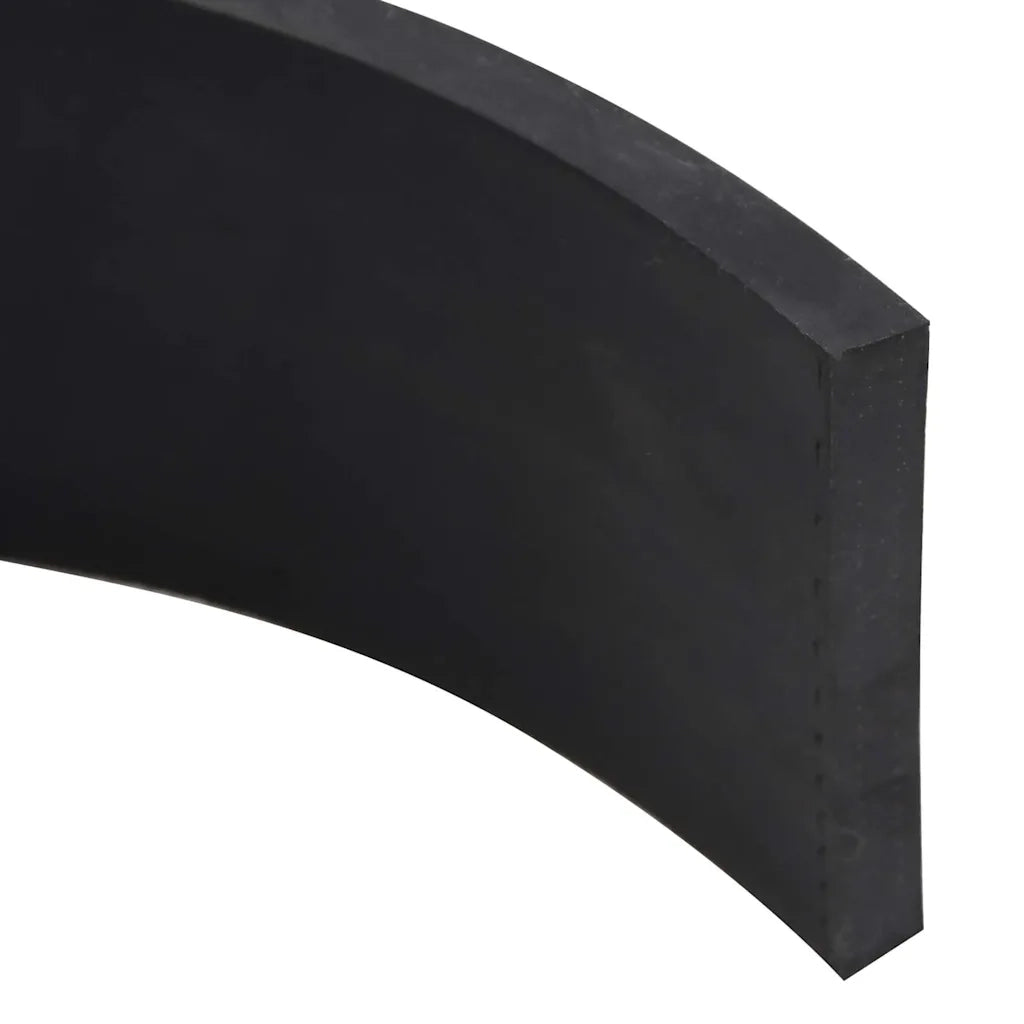 Bordo in Gomma per Spazzaneve Nero 300x8x1 cm