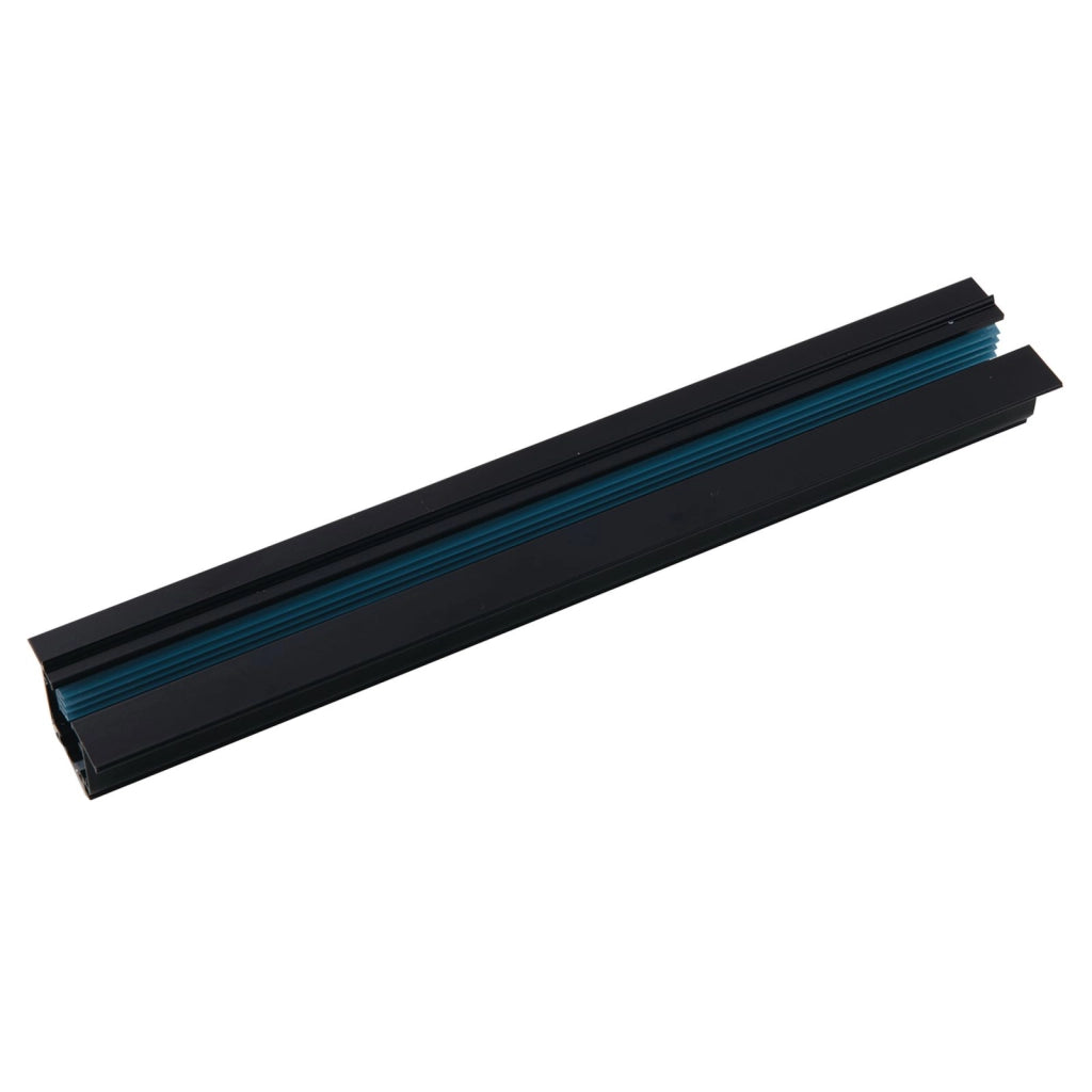 LED-TRACK-1M-INC NERO BINARIO INCASSO TRIFASE NERO INCLUSO TAPPI 100X5,5X3,3CM
