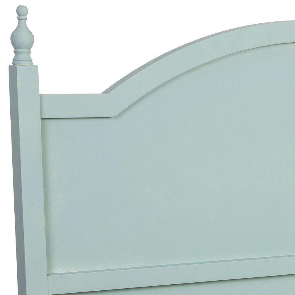 Testiera in legno verde, 150x5x130h cm