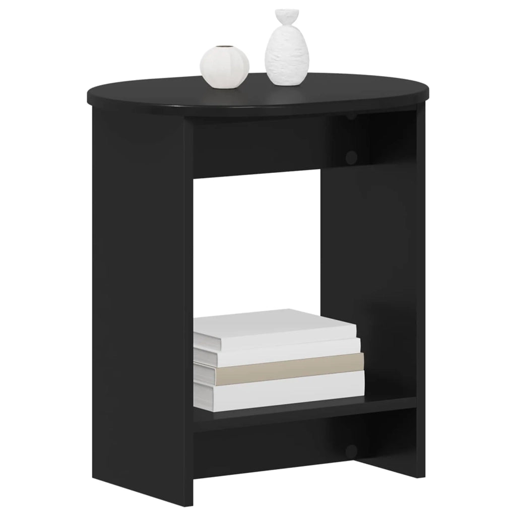Tavolo laterale Nero 50 x 39,5 x 55 cm Legno ingegnerizzato 899853