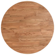 Piano Tavolo | Superficie Tavolo | Piano Scrivania Rotondo Marrone Chiaro ?40x1,5 cm Rovere Trattato