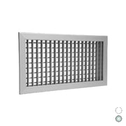 BOCCHETTA DI MANDATA AD ALETTE ORIENTABILI- All. anodizzato mm 300 x 100- BROF- pezzi 1