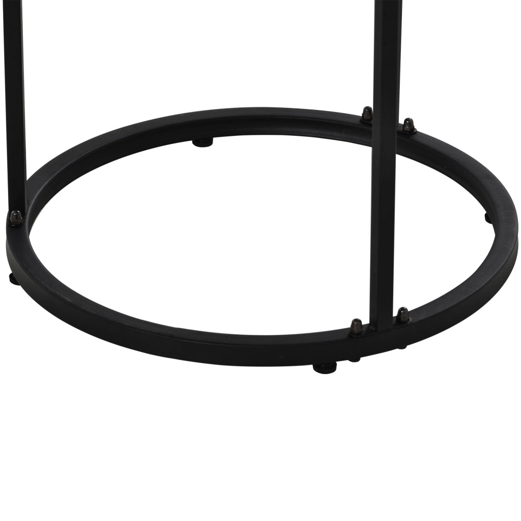 TAVOLI da caffè impilabili Set da 2 pezzi 50 x 70.5 cm MDF effetto rovere