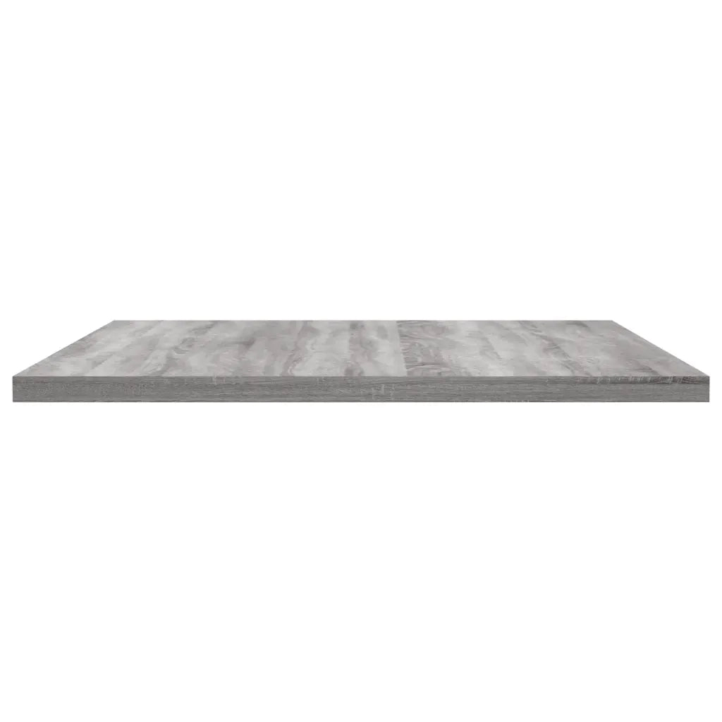 vidaXL Mensole Parete 4pz Grigio Sonoma 60x40x1,5 cm Legno Multistrato
