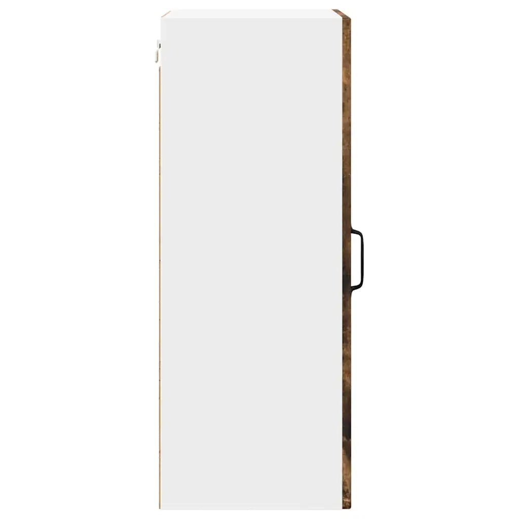 Mobile da cucina con porta 2 pz-Set di 2 Armadio da cucina Rovere fum¨¦ 40 x 31 x 80 cm