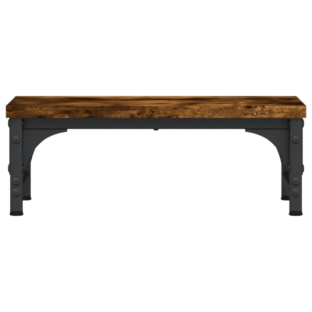 Supporto per Monitor Rovere Fumo 37x23x14cm Legno Multistrato 833997