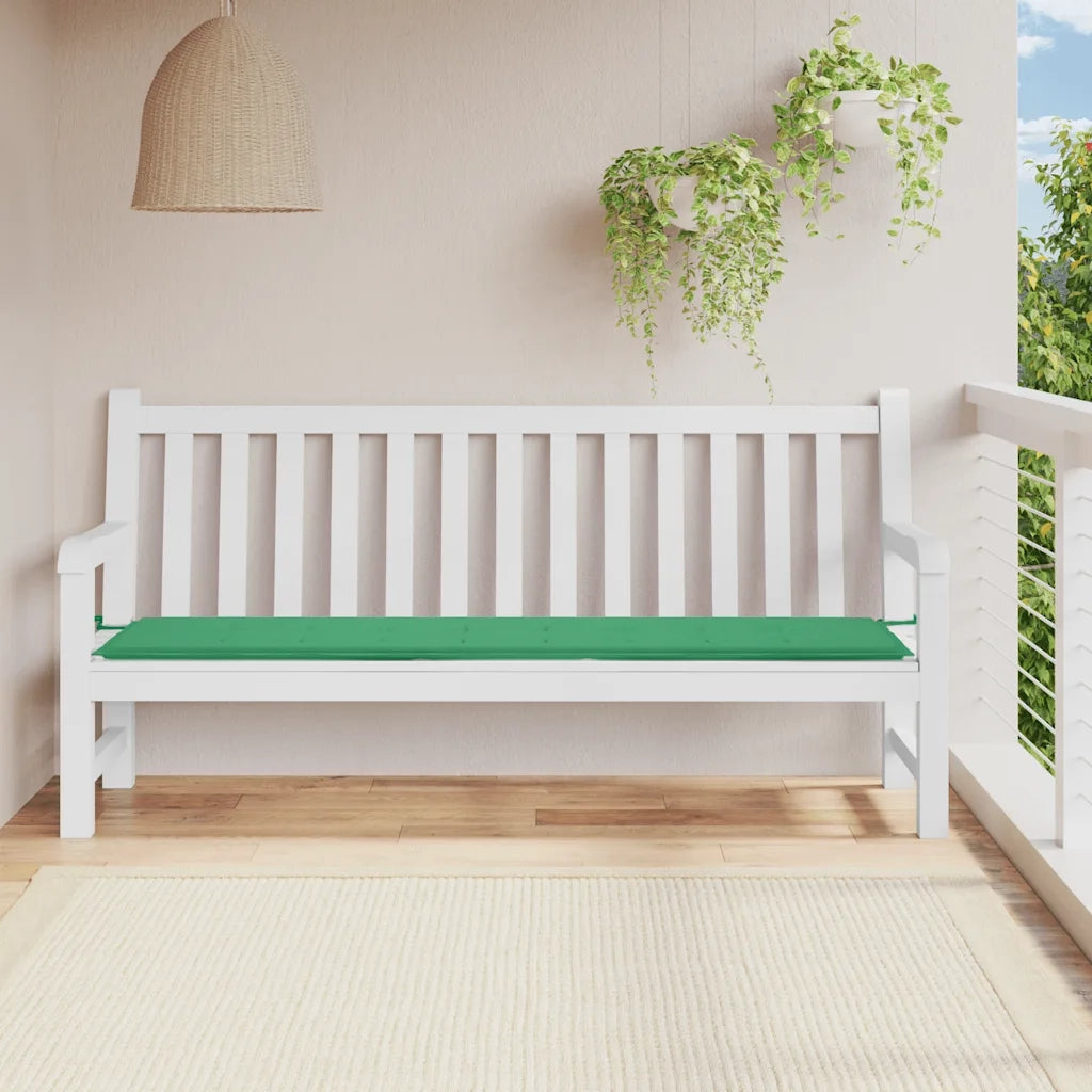 Cuscino per Panca Verde 200x50x3 cm in Tessuto Oxford 47608