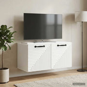 Mobile Porta TV da Muro Bianco 59,5 x 31 x 30 cm 898705