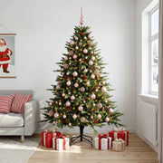 Albero di Natale artificiale con palline 240 cm 300 LED 3466677