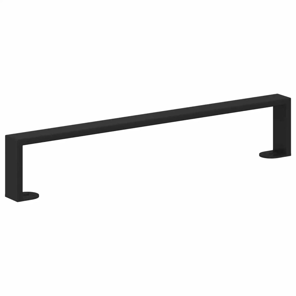 Piedini per mobili 2 pz Nero 546 x 40,5 x 100 mm Ferro CFW5843735