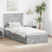 Struttura del letto-Giroletto Grigio Certo e Argento 75 x 190 cm 172213
