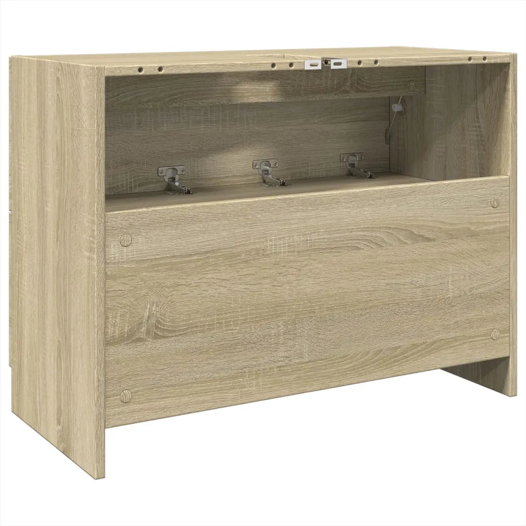 vidaXL Mobile Sottolavabo Rovere Sonoma 78x37x59 cm in Truciolare